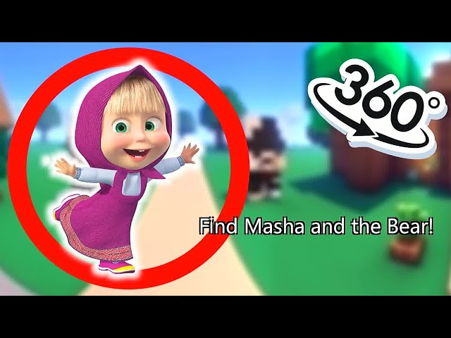 Find Masha & the Bear | 360° 4K VR Hide & Seek Kids Challenge