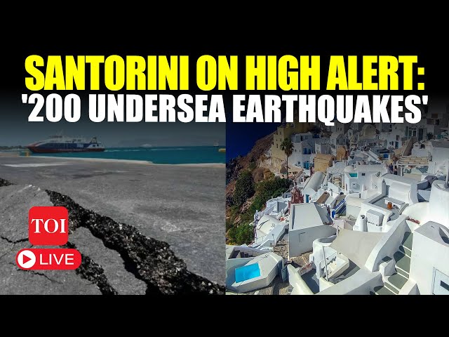 Greece Earthquake 2025 Live | Tourists & Locals On Edge; Santorini Faces Quake Surge