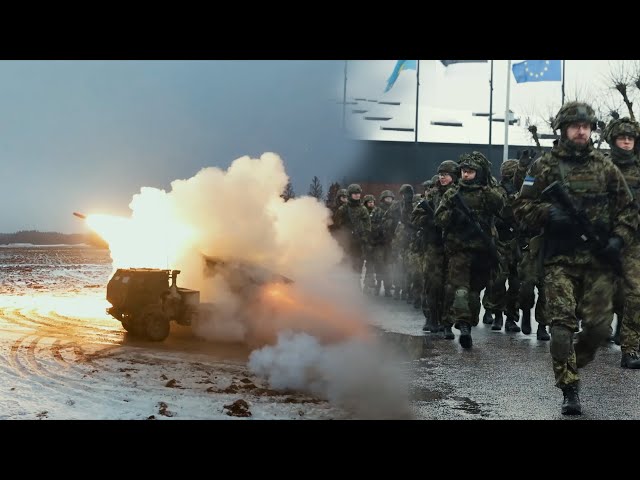 Destroy Target! U.S. Army fire with their M142 HIMARS at Camp Tapa, Estonia