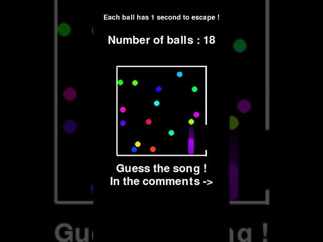 Bouncing Ball Mystery Melodies N°1002 #shorts