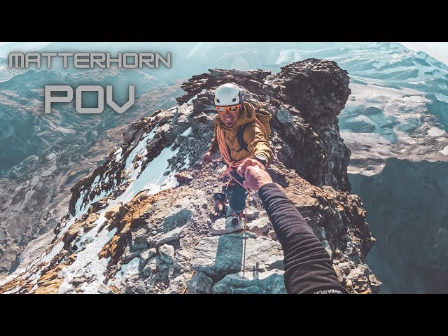 Climbing the Matterhorn RAW POV