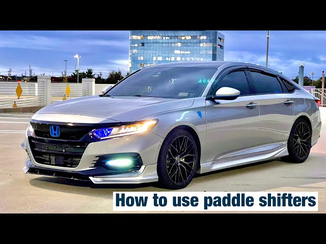 2018-2022 Honda Accord Sports Paddle Shift Tutorial