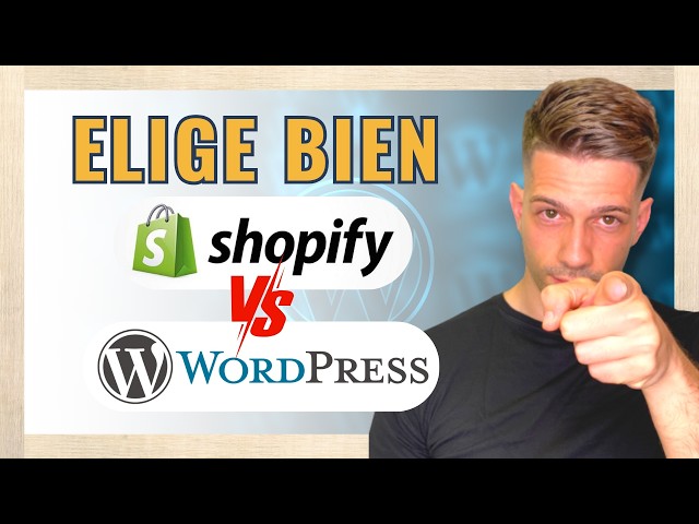 🛍️ ¿Qué es MEJOR para un ecommerce SHOPIFY o WORDPRESS? Shopify vs woocommerce 2025