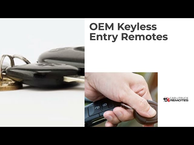 Keyless Entry Car Remotes Up To 70% Off Dealer Prices - Discounted prices on OEM factory remotes