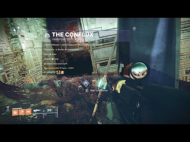 Destiny 2 The Conflux Lost Sector Legend Titan Solo | Location in Nessus