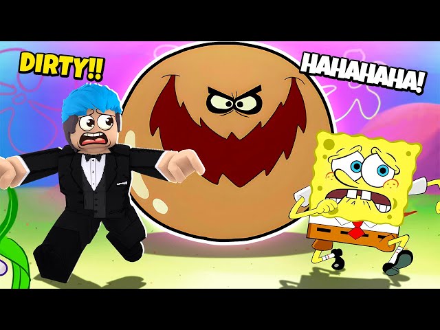 NAKIPAG LABAN KAMI KAY DIRTY BUBBLE | ROBLOX | Spongebob Tower Defense