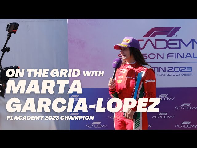 ON THE GRID with F1 Academy Champion Marta Garcia-Lopez | GRID CLIQUE