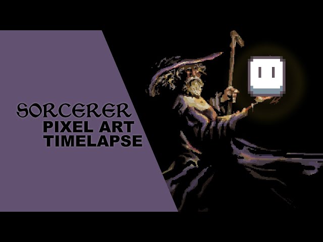 Pixel Art Sorcerer - Time-Lapse