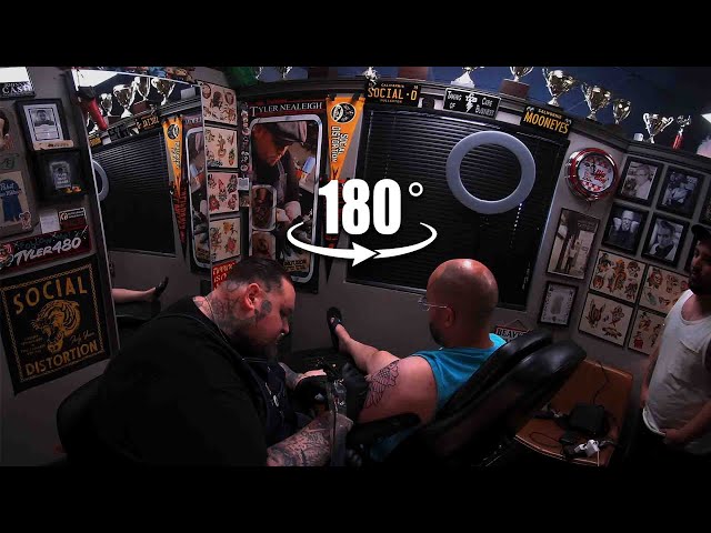 Black Lotus Tattooers in Gilbert, AZ Captured in VR180