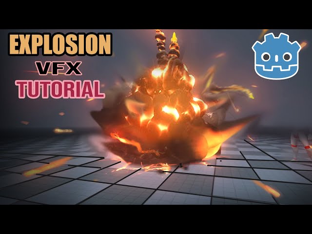 GODOT 4 - Explosion 3D  -  VFX Tutorial