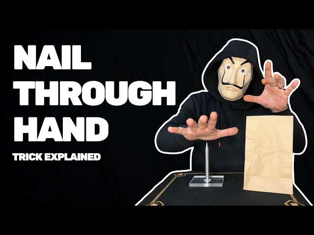 NAIL THROUGH HAND | MAGIC TRICK EXPLAINED