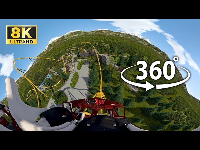 VR video Roller Coaster Experience 360° Super 8K 🎢