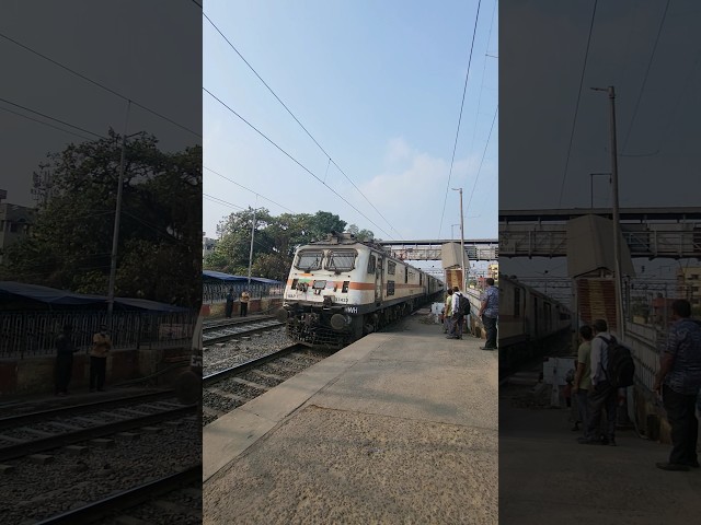 HWH Wap7 Furious Crossing at Belur Station #shorts #viral