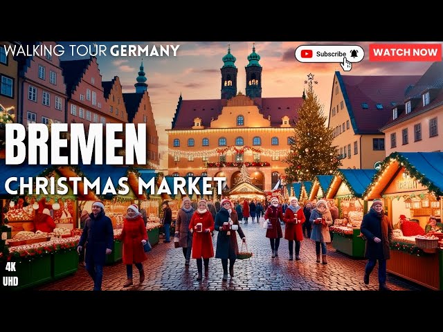 Explore The Magical Bremen Christmas Market In Stunning 4K