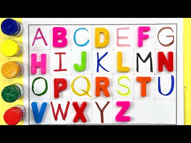 A for Apple,B for Ball, Alphabets, छोटे बच्चों की पढ़ाई,#toddlers #kidssong #abcdsongs #learncolors