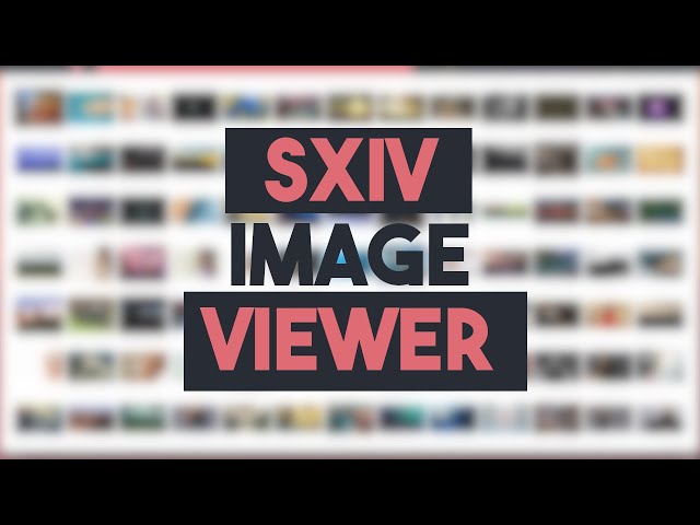 SXIV is a  Great Image Viewer With Options