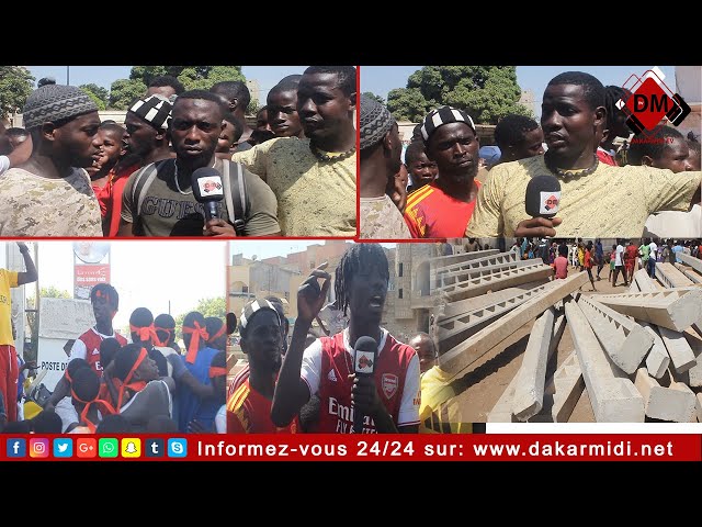 TERRIBLE ACCIDENT AU TERRAIN KHAR YALLA : LES  POPULATIONS CRIENT LEUR COLÈRE ET BARRENT LA ROUTE