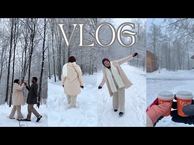 Silent Vlog | Morning routine, Snowy day, Antique market | simple life