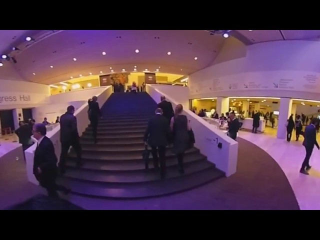 360° panorama video: World Economic Forum 2018 in Davos