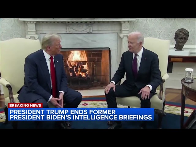 Trump says he's revoking Biden's security clearance