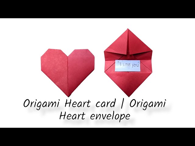 Origami Heart Envelope | Love Card 💌