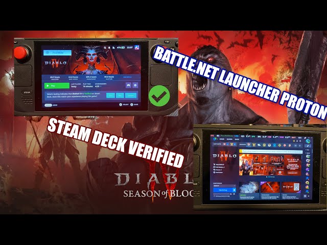 Diablo 4 SteamDeck, Steam vs Battle.net Performance Comparison