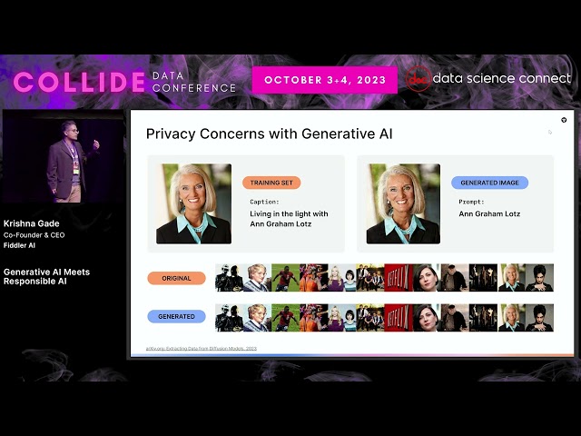 COLLIDE 2023: Fiddler Founder & CEO Krishna Gade, Generative AI Meets Responsible AI