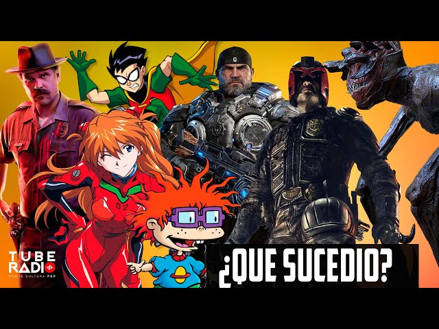 Qué pasa con: Evangelion, Dredd 2,  Gears Of War, Teen Titans, Stranger Things, Rugrats | Tube Radio