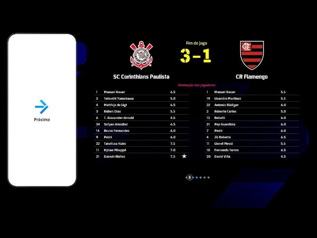 Corinthians x Flamengo eFootball PS5