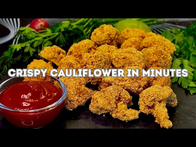 Crispy Cauliflower Bites 🌱: The Perfect Vegan Snack!