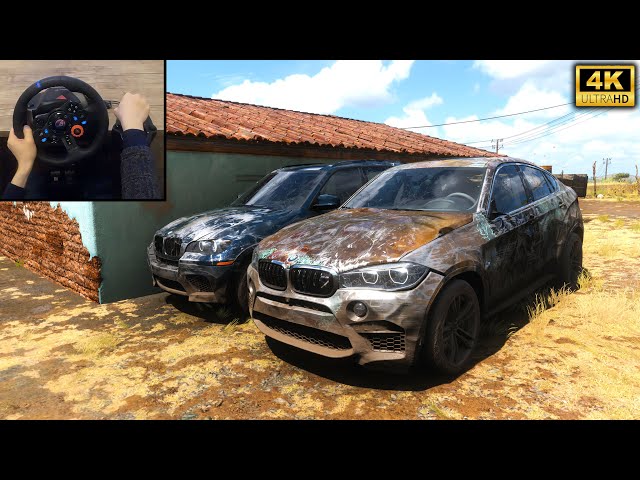 Rebuilding BMW X6 M & BMW X5 M | Forza Horizon 5 | Logitech g29 gameplay