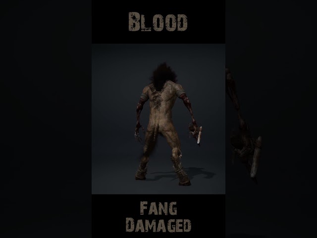 Bloodfang Damaged 360 #character #monster #3d #animation #gaming #unity #unreal #art #blood