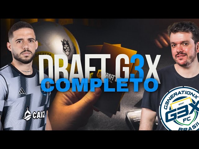 DRAFT COMPLETO do G3X na KINGS LEAGUE BRASIL