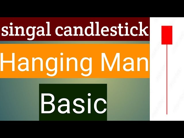 Singal candlesticks pattern / Hanging Man.