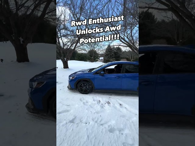 Wrx snow fun launch!!