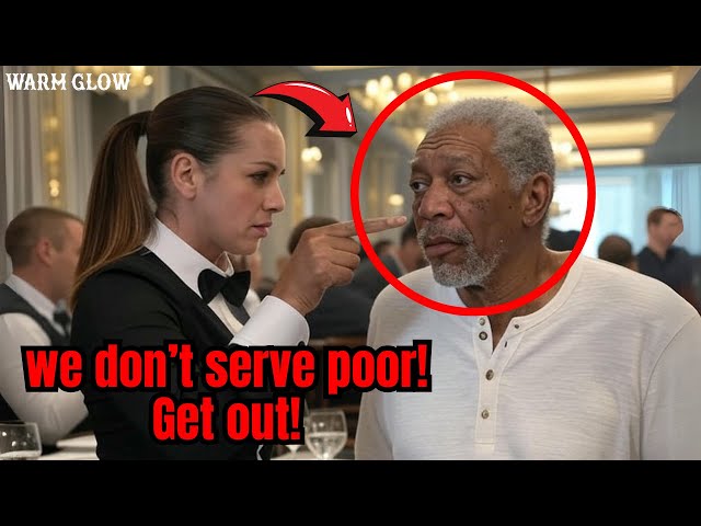 Waiter insulted Morgan Freeman in a luxury restaurant, Not Knowing He Owns the restaurant