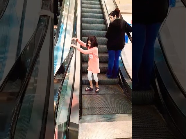 Fear Of Escalator 😨😨😨#escalator #funny #trending #shorts