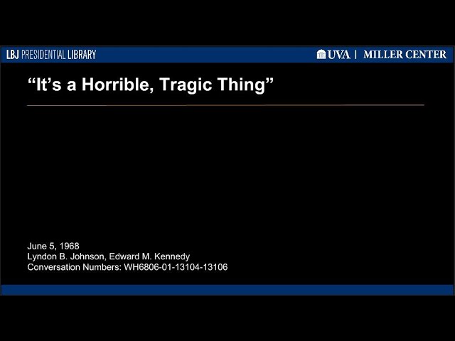 "It's a Horrible, Tragic Thing"