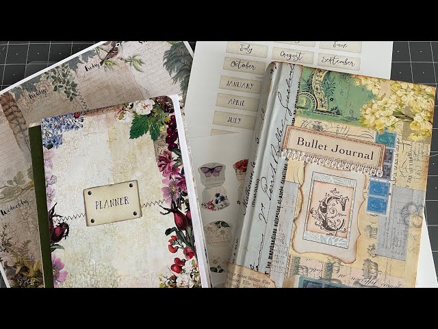 Making a Bullet journal/ planner from an altered book. Part 1. Craft and chat