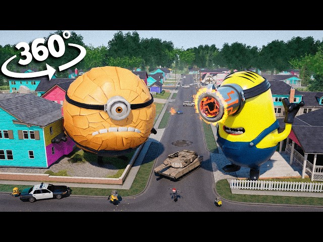 Minion Mel Takes on Jerry and iShowSpeed in EPIC Battle 360 VR