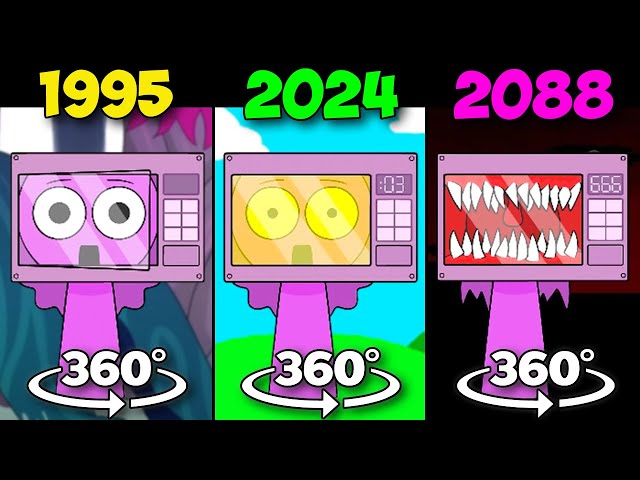 360° VR Incredibox Sprunki OC 1995 vs 2024 vs 2088