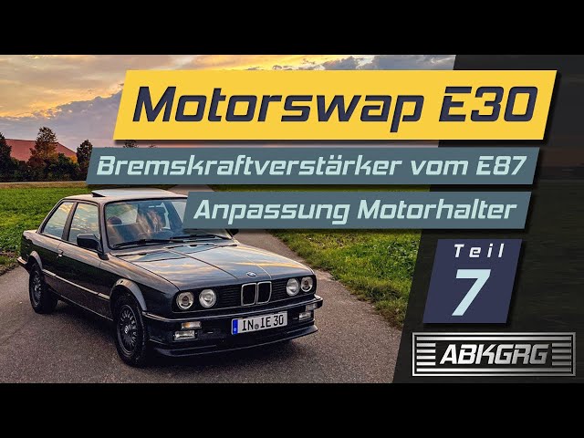 E30 M50 Motorswap | BKV aus dem E87, Anpassung der Motorhalter und mehr