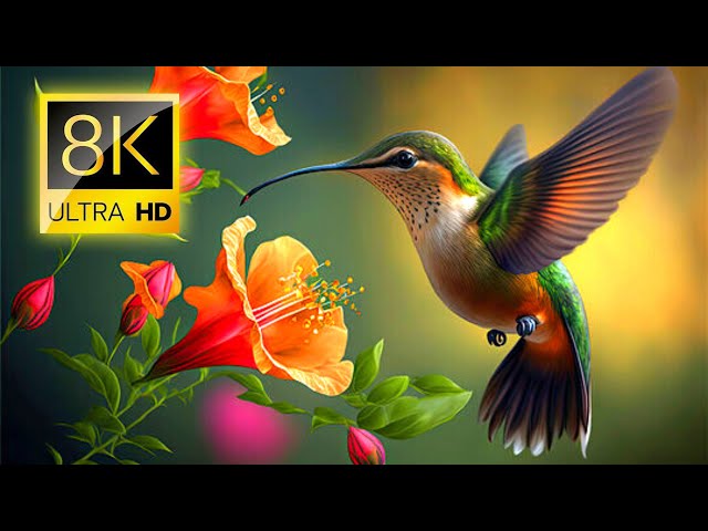 Mesmerizing Small Birds in Ultra HD - 8K HDR Nature Video