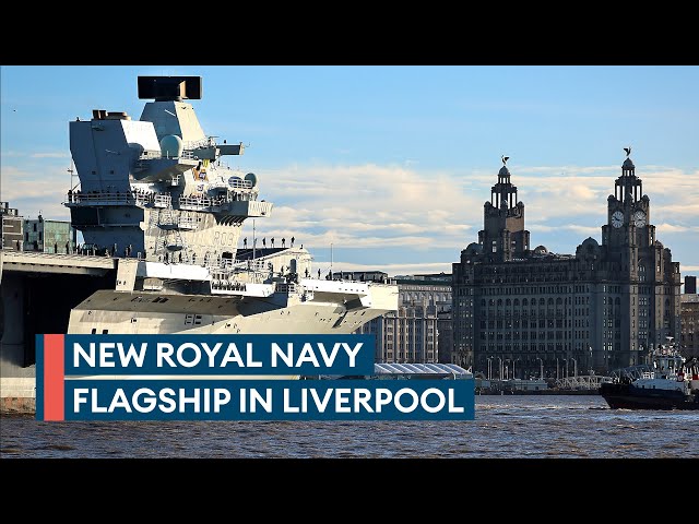 On board HMS Prince of Wales as she becomes Royal Navy's new flagship