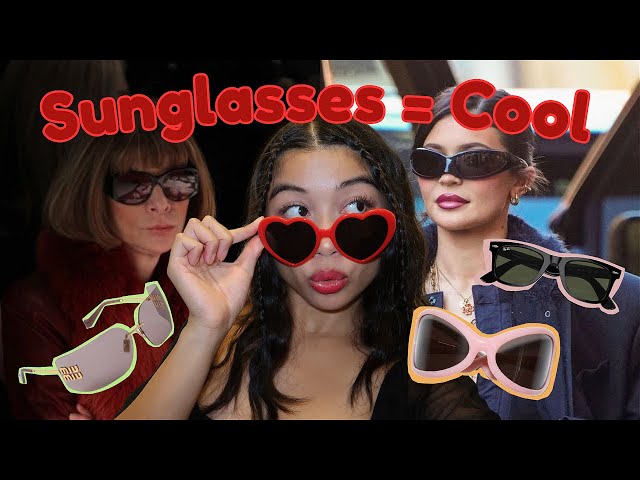 How do sunglasses make you cool?