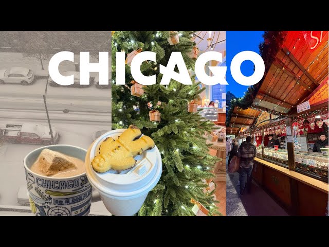 chicago vlog ❄️☃️ | winter in the city, christkindlmarket, holiday activities & end of year recap