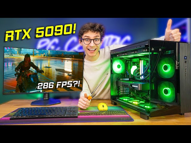 The MOST POWERFUL Gaming PC EVER! 😍 RTX 5090 Build w/ Gameplay Benchmarks