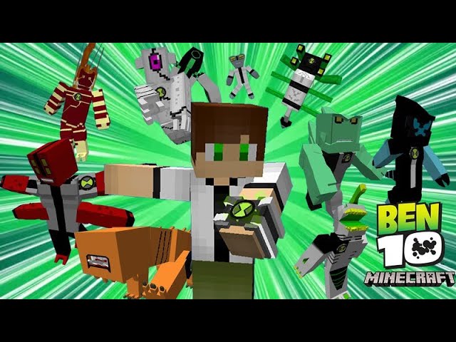 SAIU!!!NOVA ADDON DE BEN 10 CLASSICO (BETA 1) PARA MINECRAFT PE!!😱😱😱