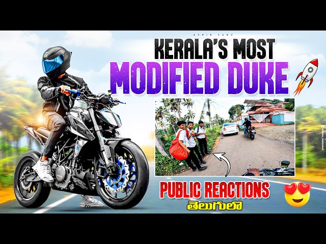 1.6 LAKHS WORTH MODIFICATION ON THIS DUKE🫨| TELUGU MOTOVLOG | SABUSPEC | ASHIKSABU