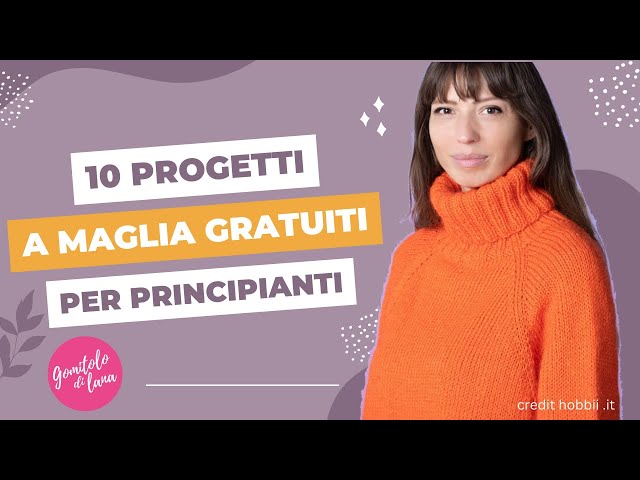 🧶 10 progetti a maglia gratuiti per principianti 🥢